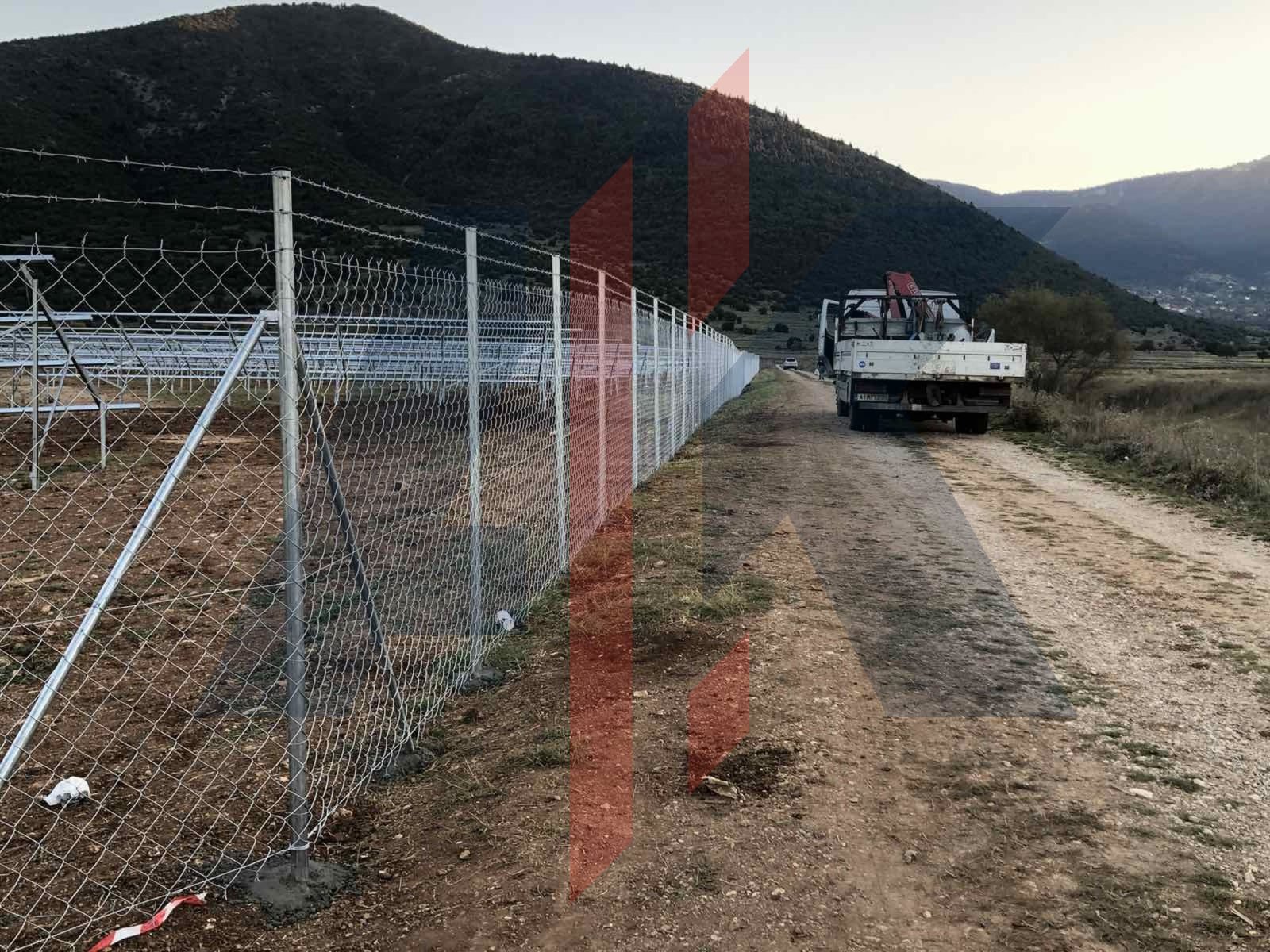 Περίφραξη φωτοβολταϊκού πάρκου