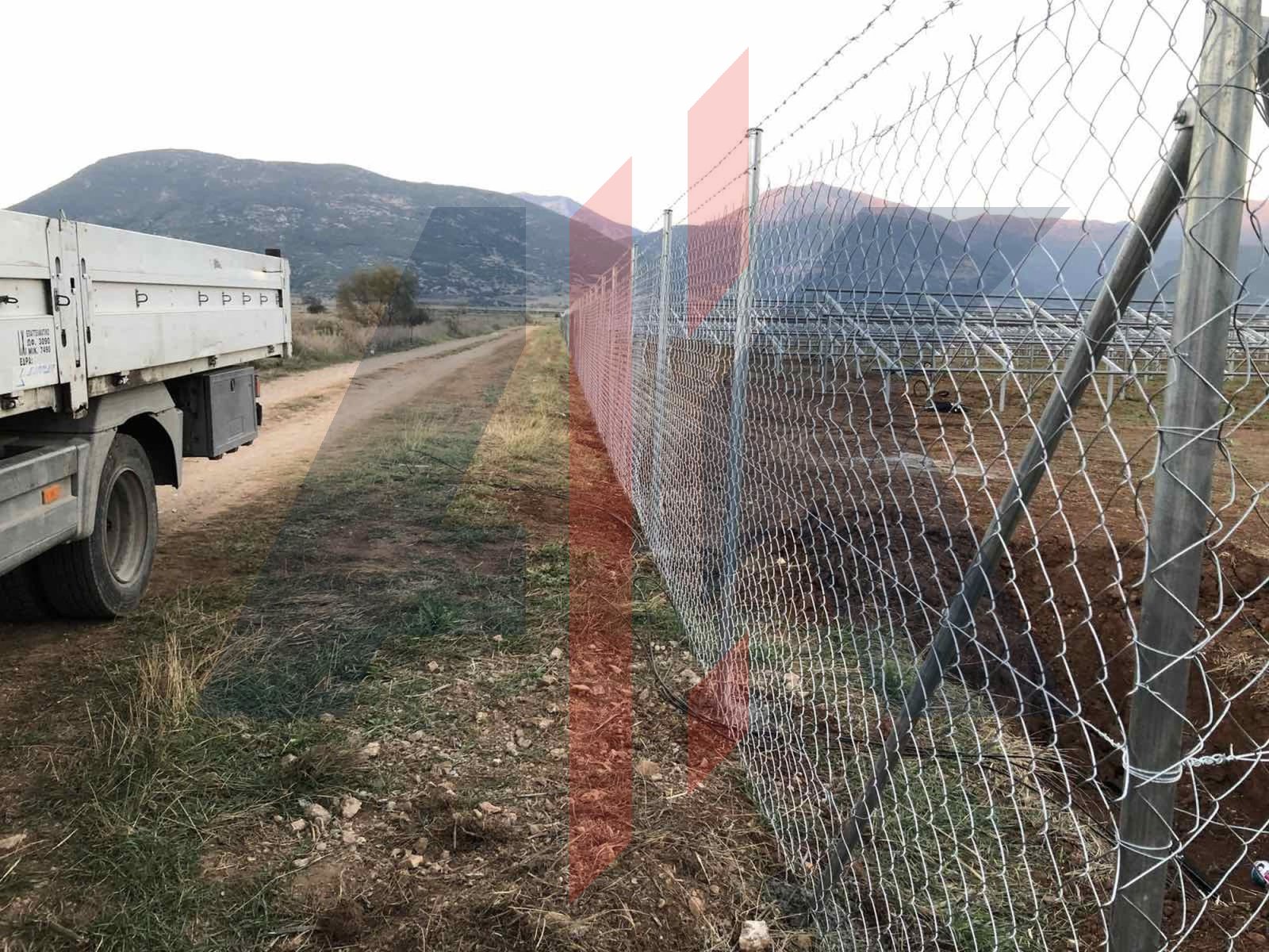Περίφραξη φωτοβολταϊκού πάρκου