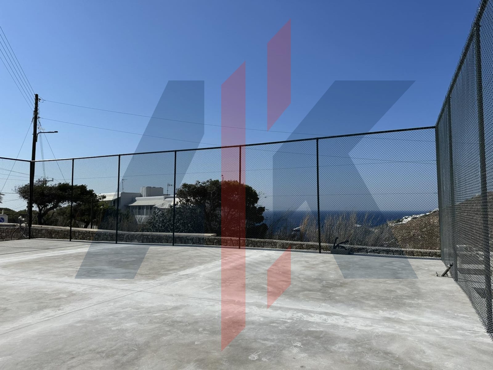 Περίφραξη γηπέδου ποδοσφαίρου